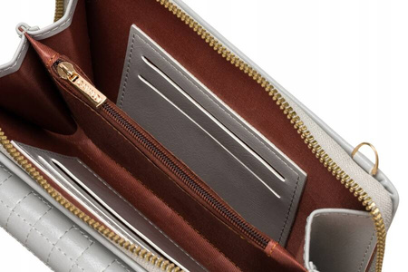 Elegante Mini Damen Handtasche-Geldbörse mit langem, abnehmbarem Riemen – 4U Cavaldi