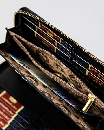 Moderne Reißverschluss-Geldbörse mit RFID-Schutz – Peterson