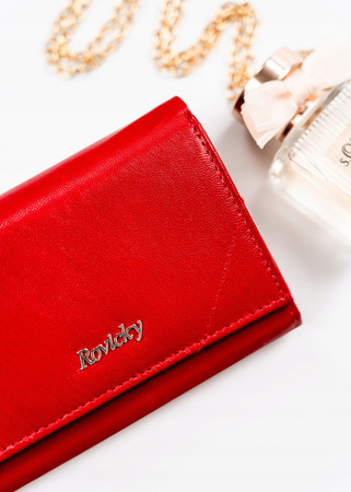 Klassische Damen Geldbörse aus echtem Leder – Rovicky