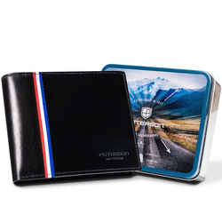 Große Herren Geldbörse aus Leder ohne Verschluss – Peterson