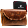 Braune Herren-Geldbörse aus Leder mit RFID-System – Rovicky