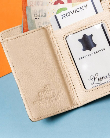 Kleine Damen Geldbörse aus Leder mit RFID-Schutz – Lorenti