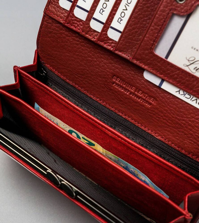 Große Damen Geldbörse aus Echtleder und Öko-Leder – 4U Cavaldi