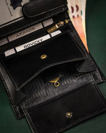 Große Herren Geldbörse aus Leder – Rovicky