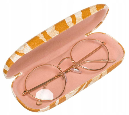 Elegantes Brillenetui mit Zebramuster – 4U Cavaldi