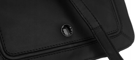 Damen Umhängetasche aus Leder mit Klappe – Peterson