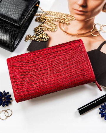 Große Damen Geldbörse aus Echtleder – Rovicky