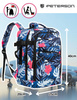 Geräumiger Kabinenrucksack aus Polyester mit Blumenmuster – Peterson