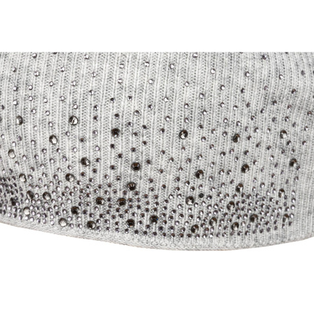 Warme Beanie Mütze mit glitzernden Kristallen – Peterson