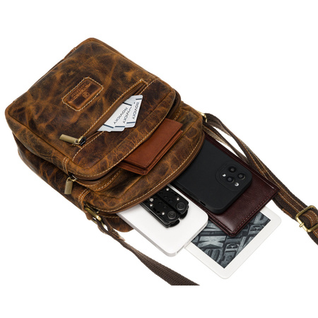 Herren Umhängetasche mit verstellbarem Riemen – Peterson