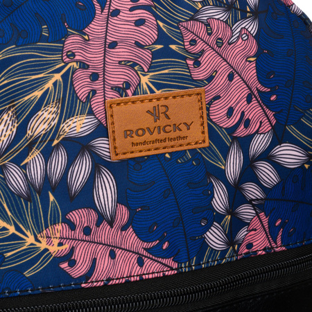 Damen Rucksack aus Polyester mit verstellbaren Trägern und Handgriff – Rovicky