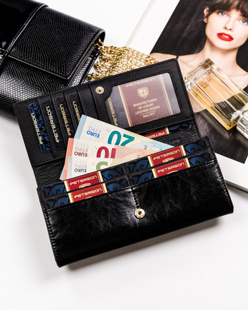 Elegante Damen Geldbörse mit modernem Schlangenmotiv – Peterson