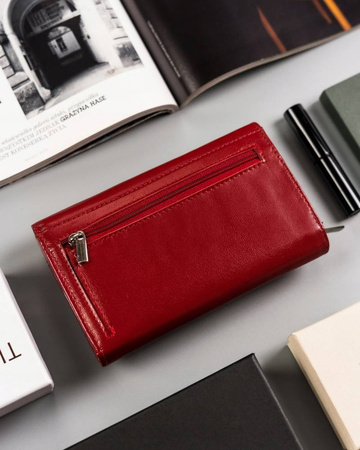 Mittelgroße Damen Geldbörse aus Echtleder – Peterson