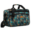 Reisetasche aus strapazierfähigem Polyester mit Pflanzenmuster und abnehmbarem Gurt – Rovicky