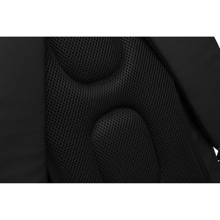 Reiserucksack in Schwarz mit Vakuumfach und USB-Anschluss – Peterson