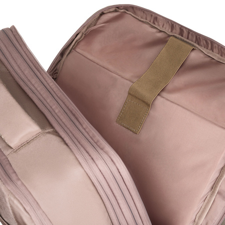 Beiger Reise-Rucksack aus Cordura mit USB-Anschluss – Peterson