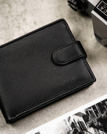 Geschenkset: Herren Geldbörse aus Leder und Schlüsselanhänger – Rovicky