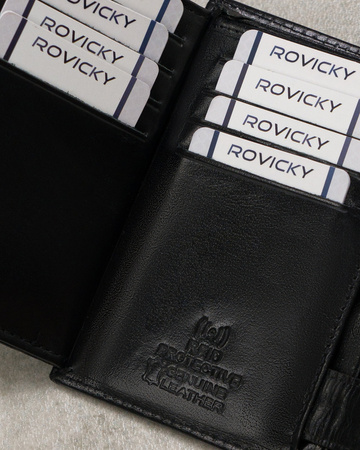 Kartenetui aus Leder mit RFID-Schutz – Cavaldi