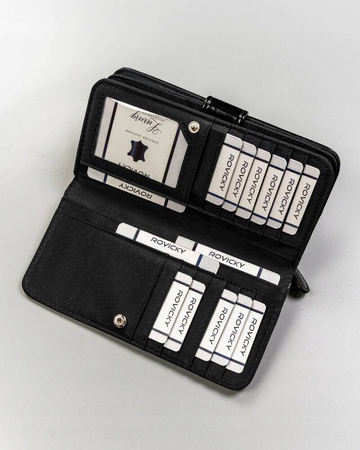 Geräumige große Damen Geldbörse aus Öko-Leder – 4U Cavaldi