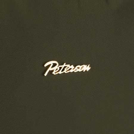 Grüner, städtischer Damenrucksack aus Polyester mit Reißverschlüssen verschließbar – Peterson