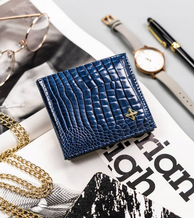 Elegante kleine Damen Geldbörse mit Bügelverschluss – Milano Design