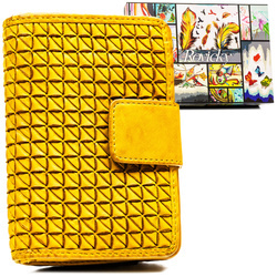 Geprägte Damen Geldbörse mit Fotofenster – Rovicky