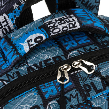 Peterson Schulrucksack für Jugendliche aus Polyester mit Gaming-Muster