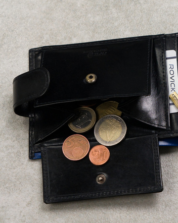 Herren Geldbörse aus Leder mit Dokumentenfach – Rovicky