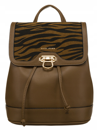 Städtischer Damen Rucksack mit Klappe aus Öko-Leder – David Jones