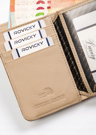 Stilvolle Damen Geldbörse aus Echt- und Öko-Leder – 4U Cavaldi