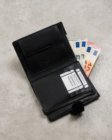 Klassische Herren Geldbörse mit Ziernähten – Cavaldi