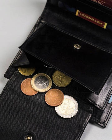 Große Herren Geldbörse mit Druckknopfverschluss – Peterson