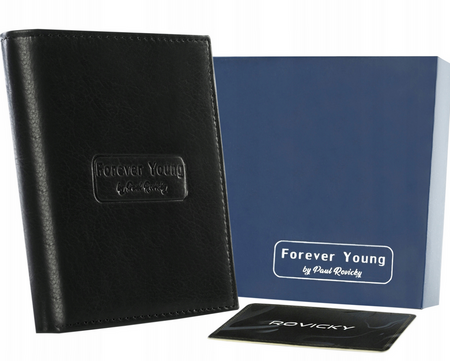 Große Herren Geldbörse aus Leder mit RFID-Schutz – Rovicky