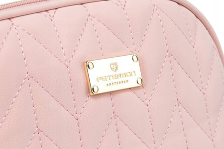 Elegante Damen Kosmetiktasche aus Öko-Leder mit Reißverschluss – Peterson