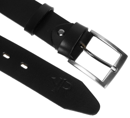 Breiter Herren Gürtel aus Leder mit Metallschnalle – Rovicky