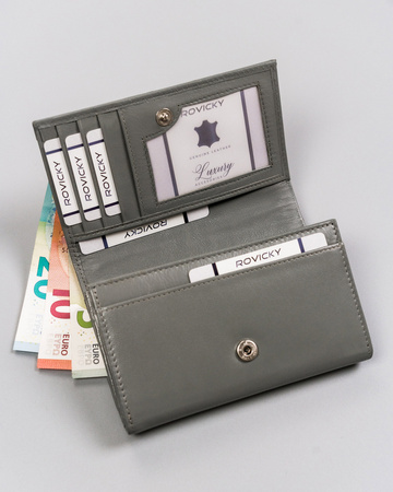 Große Damen Geldbörse aus Rindsleder – Cavaldi