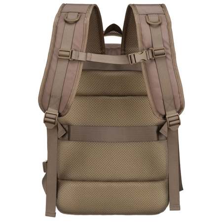 Beiger Reise-Rucksack aus Cordura mit USB-Anschluss – Peterson
