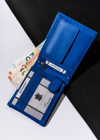 Große Herren Geldbörse aus Leder, Querformat – Always Wild