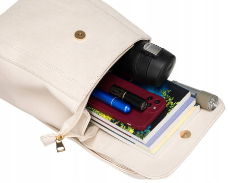 Klassischer Damen Rucksack aus Öko-Leder – Rovicky