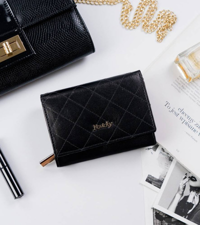 Damen Geldbörse aus Leder mit Druckverschluss – Rovicky