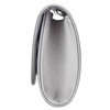 Elegante Damen-Clutch in Silber aus synthetischem Gewebe und mit Magnetverschluss – Rovicky