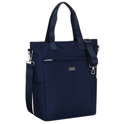 Damen-Shopper in Marineblau, einteilig und mit Reißverschluss – Peterson