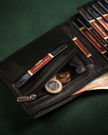 Herren Geldbörse aus Leder für Karten – Peterson