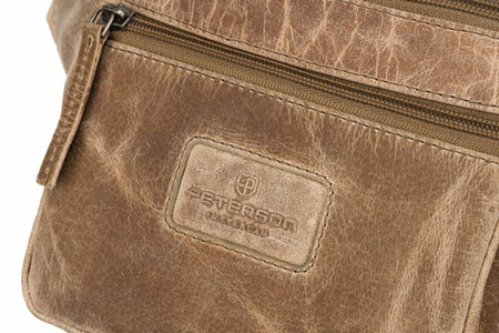 Herren Umhängetasche aus Echtleder – Peterson