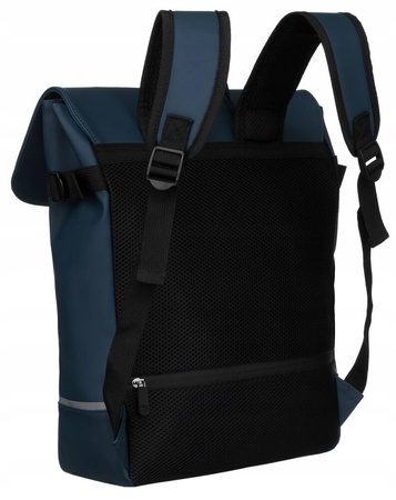 Robuster City Rucksack aus Synthetikmaterial mit Etui im Set – Peterson