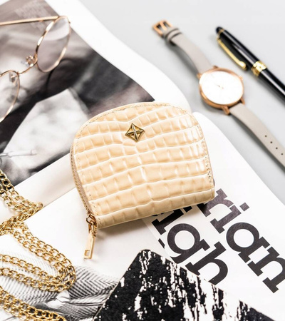 Kleine Damen Münzbörse mit Reißverschluss – Milano Design