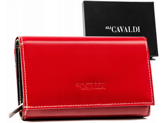 Große Damen Geldbörse aus Leder mit RFID Schutz – 4U Cavaldi