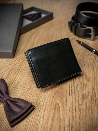 Herren Geldbörse quer mit RFID Schutzmembran – Pierre Andreus