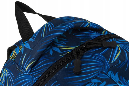 Geräumiger, zweifach unterteilter Rucksack aus Polyester in Dunkelblau – Peterson