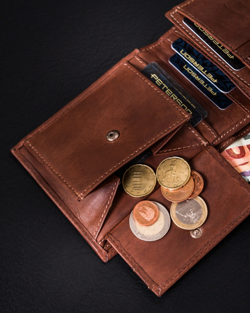 Herren Geldbörse aus Leder für Karten – Peterson